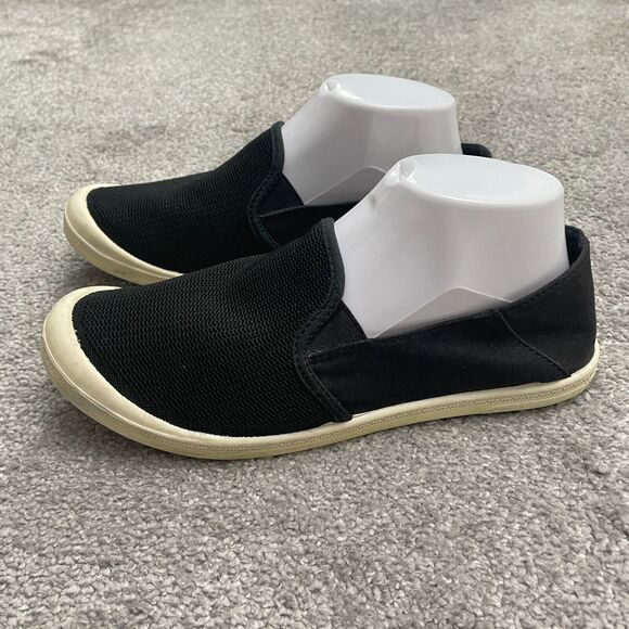 Aeropostale Slip On Sneakers Shoes Womens 8.5 Black Round Toe Casual Comfort - Picture 3 of 13